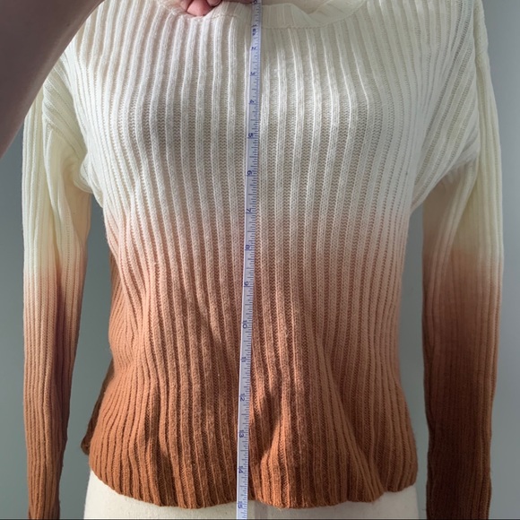 SILENCE + NOISE | Ombré Ribbed Sweater - Picture 6 of 10